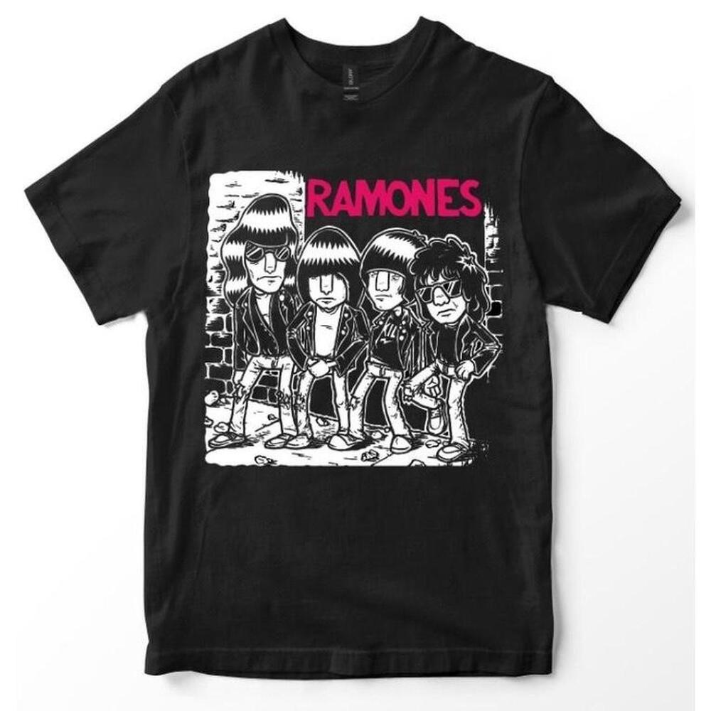 Black Cotton Ramones Band Tee